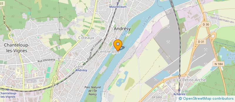 localisation de l'entreprise MONSIEUR MAURICE VAILLANT  ANDRESY