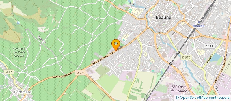 localisation de l'entreprise MONSIEUR MAURICE VAIVRAND  BLIGNY-LES-BEAUNE