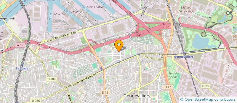 localisation de l'entreprise MONSIEUR MAURICE VALENSIN à GENNEVILLIERS