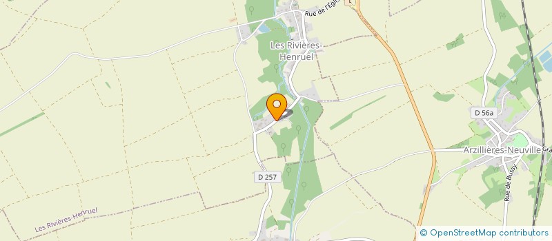 localisation de l'entreprise MONSIEUR MAURICE VAN LUCHENE  LES RIVIERES-HENRUEL