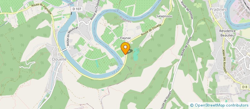 localisation de l'entreprise MONSIEUR MAURICE VANDENBUSSCHE  PRADINES