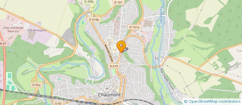 localisation de l'entreprise MONSIEUR MAURICE VANNIER à CHAUMONT