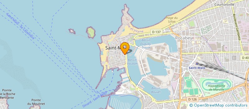 localisation de l'entreprise MONSIEUR MAURICE VASSE à SAINT-MALO