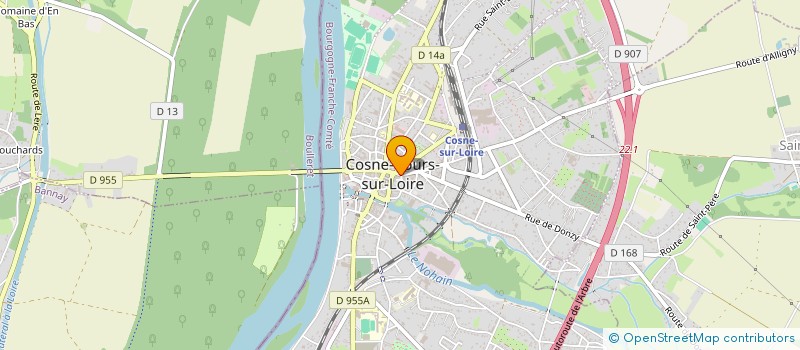 localisation de l'entreprise MONSIEUR MAURICE VAYNE à COSNE-COURS-SUR-LOIRE