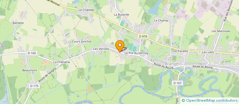 localisation de l'entreprise MONSIEUR MAURICE VERLEYEN à BRANGES