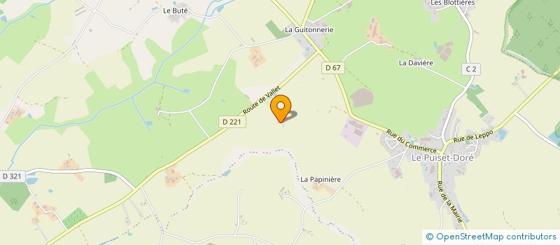 localisation de l'entreprise MONSIEUR MAURICE VERON  BEAUPREAU-EN-MAUGES