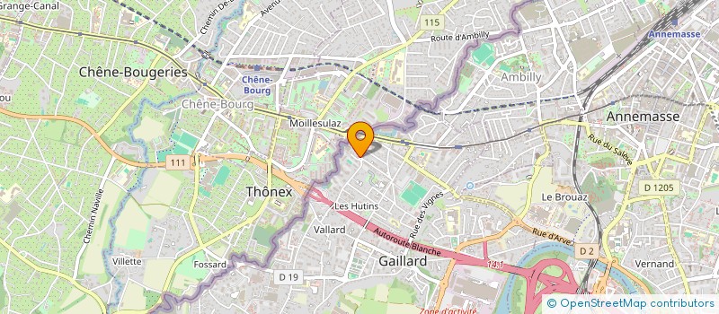 localisation de l'entreprise MONSIEUR MAURICE VESSELLA  GAILLARD