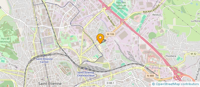 localisation de l'entreprise MONSIEUR MAURICE VIAL  SAINT-ETIENNE