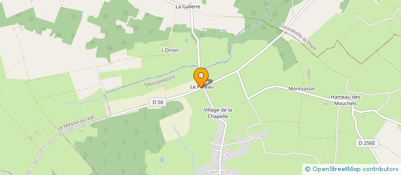 localisation de l'entreprise MONSIEUR MAURICE VIEL  SAUSSEMESNIL