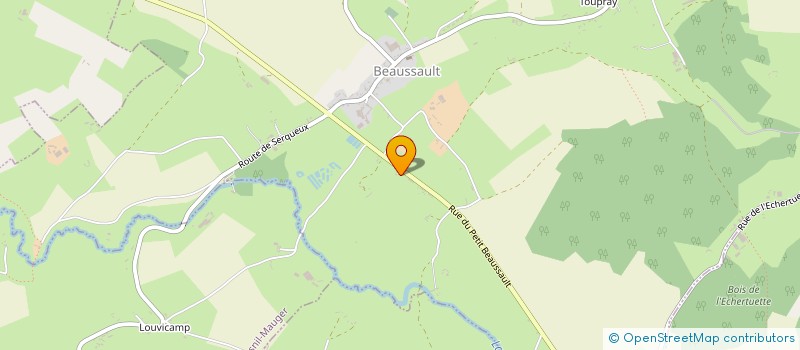 localisation de l'entreprise MONSIEUR MAURICE VILLIERS  BEAUSSAULT