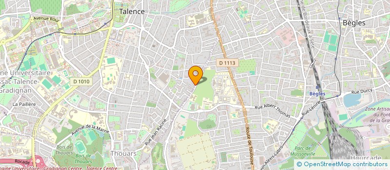 localisation de l'entreprise MONSIEUR MAURICE VINET à TALENCE