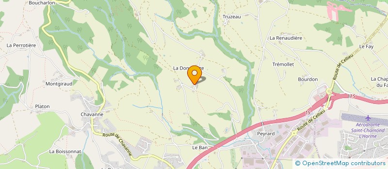 localisation de l'entreprise MONSIEUR MAURICE VIRICEL  SAINT-CHAMOND