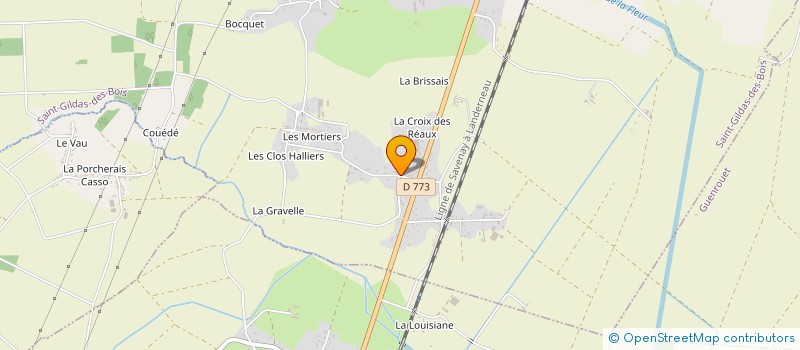 localisation de l'entreprise MONSIEUR MAURICE VIVIEN  SAINT-GILDAS-DES-BOIS