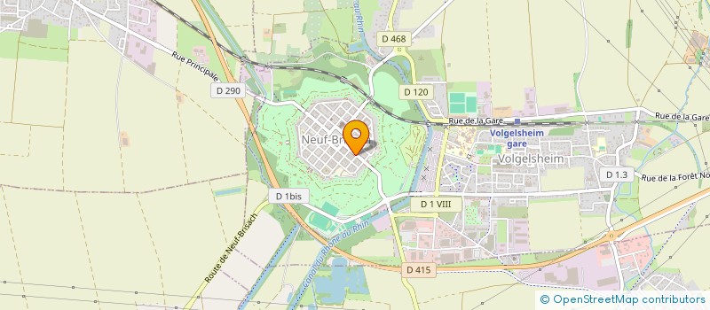 localisation de l'entreprise MONSIEUR MAURICE VONTHRON à NEUF-BRISACH