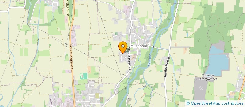 localisation de l'entreprise MONSIEUR MAURICE WAKSMAN  AURENSAN