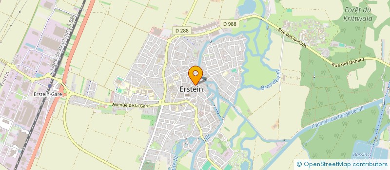 localisation de l'entreprise MONSIEUR MAURICE WETTERER  ERSTEIN