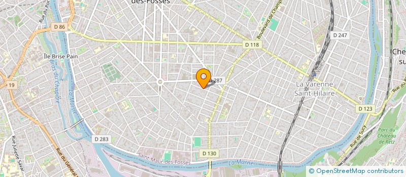 localisation de l'entreprise MONSIEUR MAURICE WILHELM  ST MAUR DES FOSSES