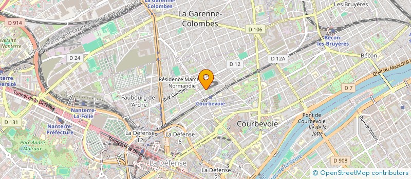 localisation de l'entreprise MONSIEUR MAURICE WIZMAN à COURBEVOIE