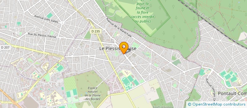 localisation de l'entreprise MONSIEUR MAURICE WOIDECK à LE PLESSIS-TREVISE