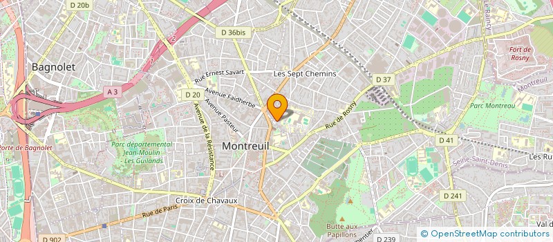 localisation de l'entreprise MONSIEUR MAURICE ZEMMOUN à MONTREUIL