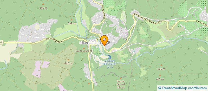 localisation de l'entreprise MONSIEUR MAURICE ZIFONTE  SILLANS-LA-CASCADE