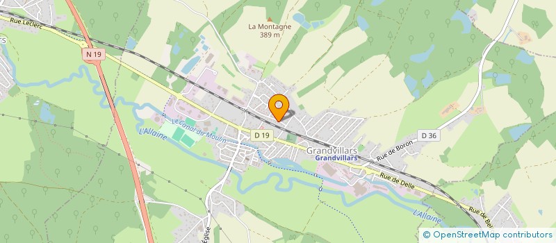localisation de l'entreprise MONSIEUR MAURICE ZIMMERMANN à GRANDVILLARS