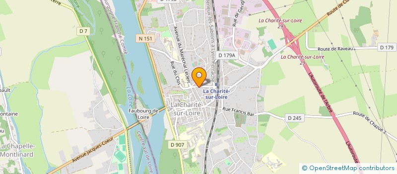 localisation de l'entreprise MONSIEUR MAURICE ZUBIRIA à LA CHARITE-SUR-LOIRE