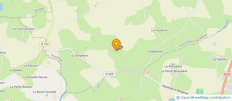 localisation de l'entreprise MONSIEUR MAURICETTE DUFEU  SAINT-HILAIRE-DU-MAINE