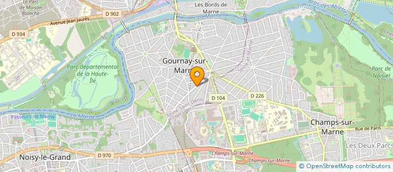 localisation de l'entreprise MONSIEUR MAURICIO ARISTIZABAL DUQUE à GOURNAY-SUR-MARNE