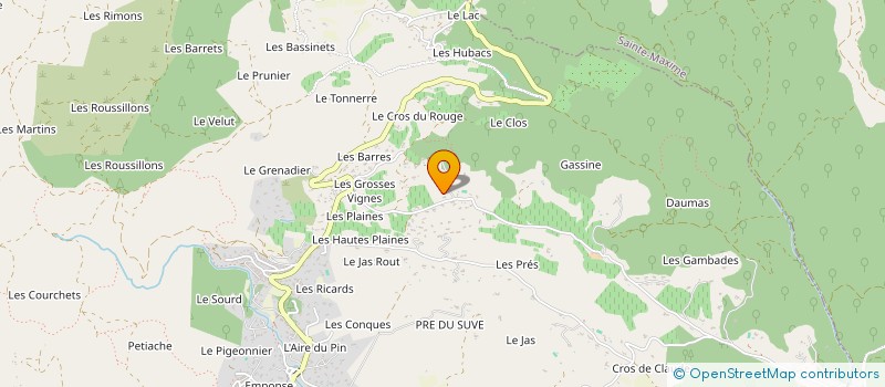 localisation de l'entreprise MONSIEUR MAURICIO CAMPOS SAN MARTIN à SAINTE MAXIME