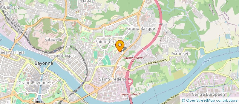 localisation de l'entreprise MONSIEUR MAURICIO DE SOUSA VERA CRUZ PIMENTA à BAYONNE