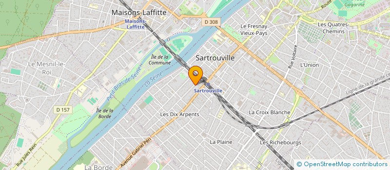 localisation de l'entreprise MONSIEUR MAURICIO FOUCHE  SARTROUVILLE