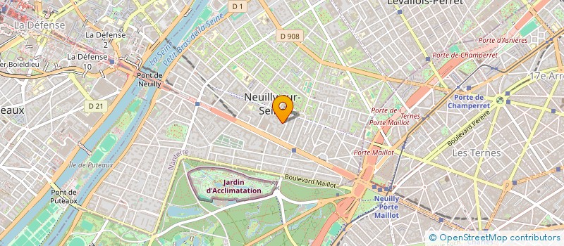 localisation de l'entreprise MONSIEUR MAURICIO GONZALEZ à NEUILLY-SUR-SEINE