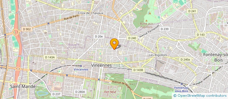 localisation de l'entreprise MONSIEUR MAURICIO MORALES HERNANDEZ à VINCENNES
