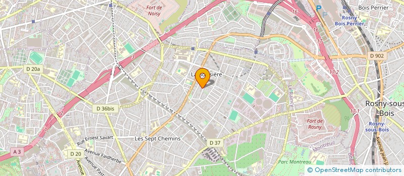 localisation de l'entreprise MONSIEUR MAURICIO SABOGAL à MONTREUIL