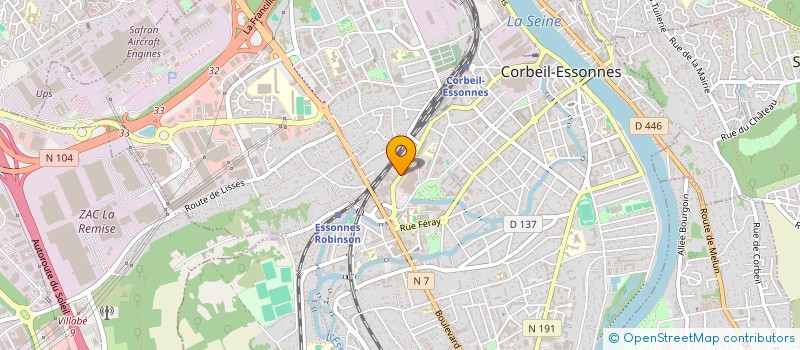 localisation de l'entreprise MONSIEUR MAURICIO VALERIANO DA SILVA MOTA  CORBEIL-ESSONNES