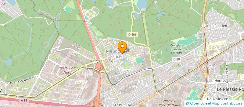localisation de l'entreprise MONSIEUR MAURICO SILVA DE ALBUQUERQUE à MEUDON