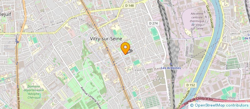 localisation de l'entreprise MONSIEUR MAURILLE GANDAHO  VITRY-SUR-SEINE