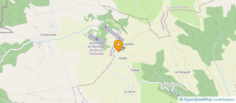 localisation de l'entreprise MONSIEUR MAURIN AMOUROUX à LE CASTERA