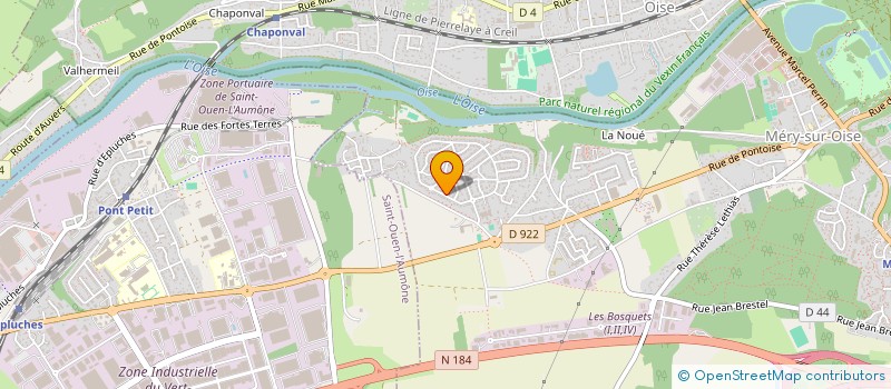 localisation de l'entreprise MONSIEUR MAURIN CHINIARD  MERY-SUR-OISE