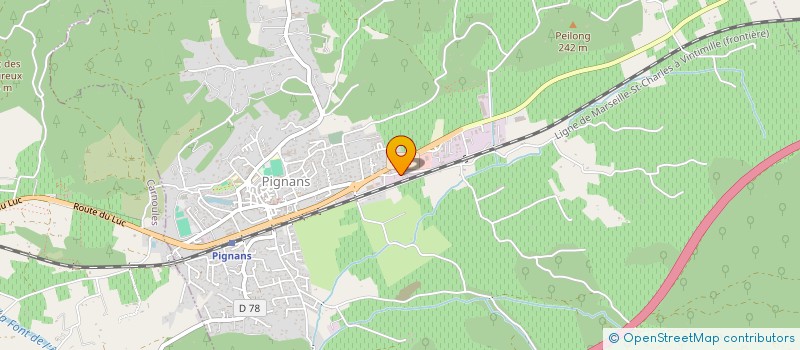 localisation de l'entreprise MONSIEUR MAURIN COMBEAU  PIGNANS