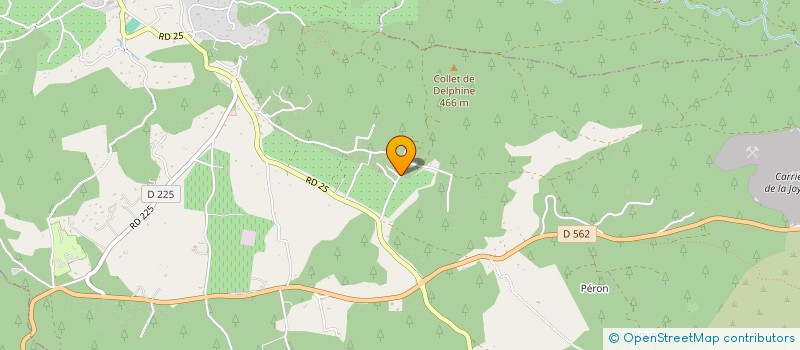 localisation de l'entreprise MONSIEUR MAURIN VALETTE  CALLAS