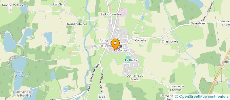 localisation de l'entreprise MONSIEUR MAURIZIO BROI  SAINT-ANDRE-SUR-VIEUX-JONC