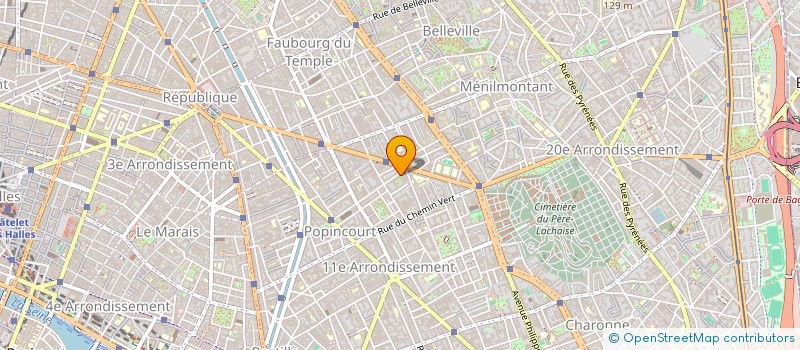 localisation de l'entreprise MONSIEUR MAURIZIO LAZZARATO  PARIS