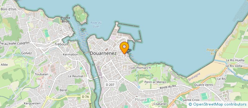 localisation de l'entreprise MONSIEUR MAURIZIO LEONARDI à DOUARNENEZ