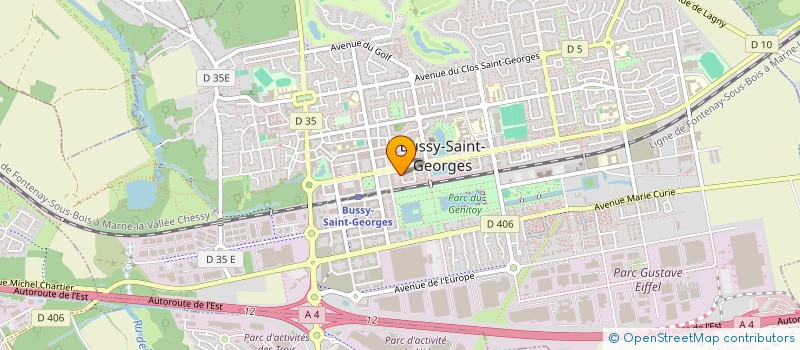 localisation de l'entreprise MONSIEUR MAURIZIO MILICI  BUSSY-SAINT-GEORGES