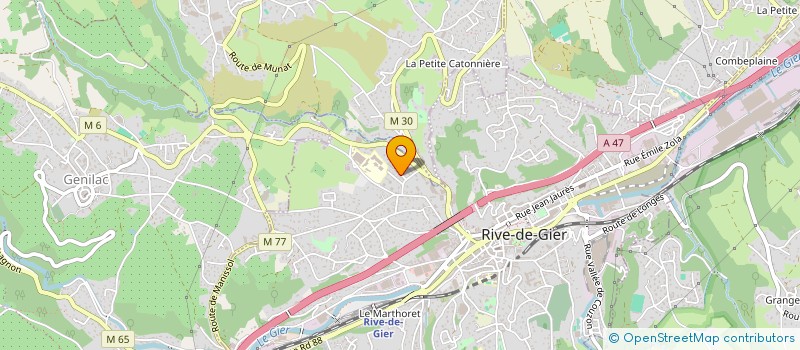 localisation de l'entreprise MONSIEUR MAURIZIO PISU à RIVE-DE-GIER