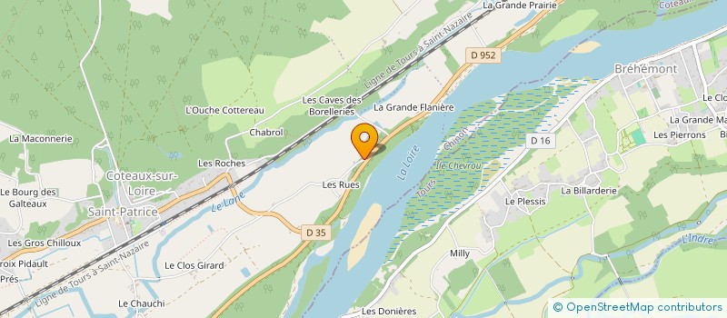 localisation de l'entreprise MONSIEUR MAURIZIO RUGGERI à COTEAUX-SUR-LOIRE