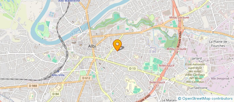 localisation de l'entreprise MONSIEUR MAURIZIO SPREM  ALBI