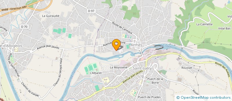 localisation de l'entreprise MONSIEUR MAURO BOZZI VALDERRAMA  ARTHES